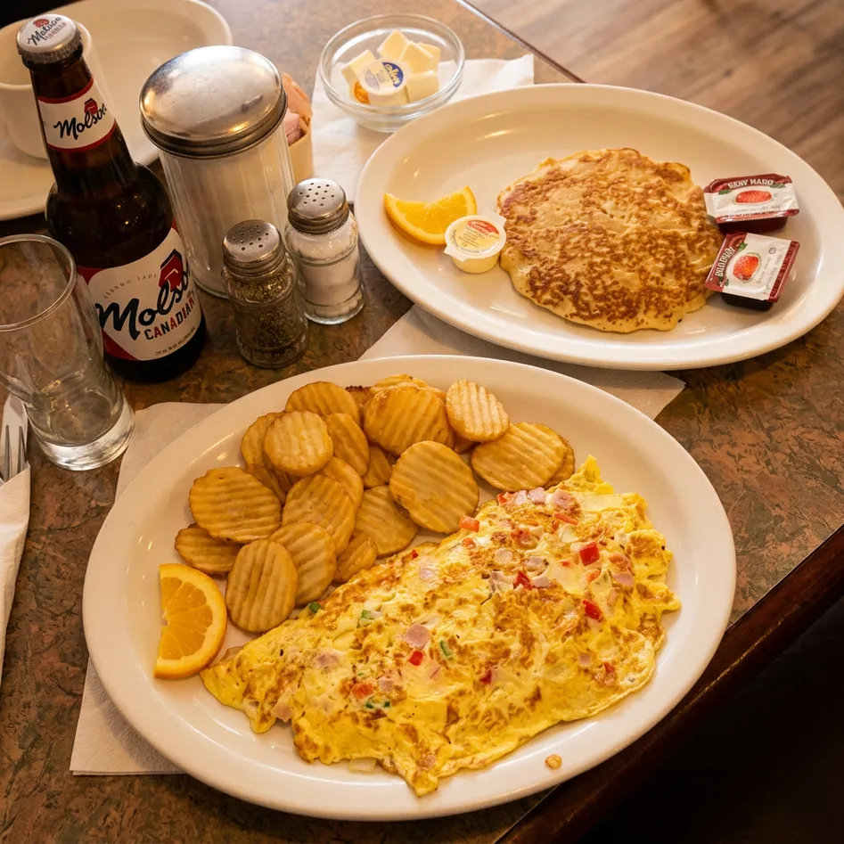 Onion rings at London Hometown Grill, St. Thomas, ON